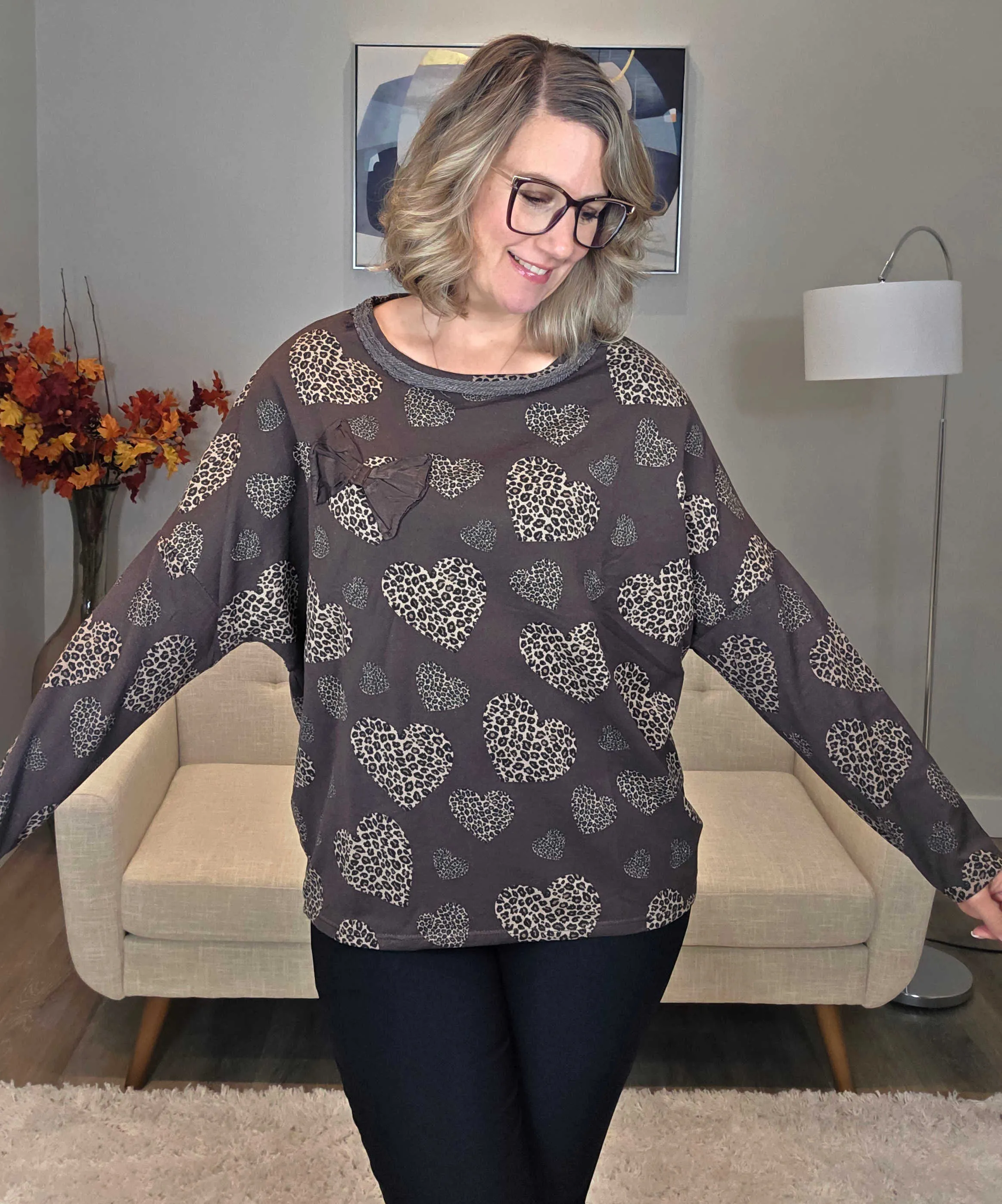 Leopard Love Sweatshirt sold by Revolution Boutique product image thumbnail 2