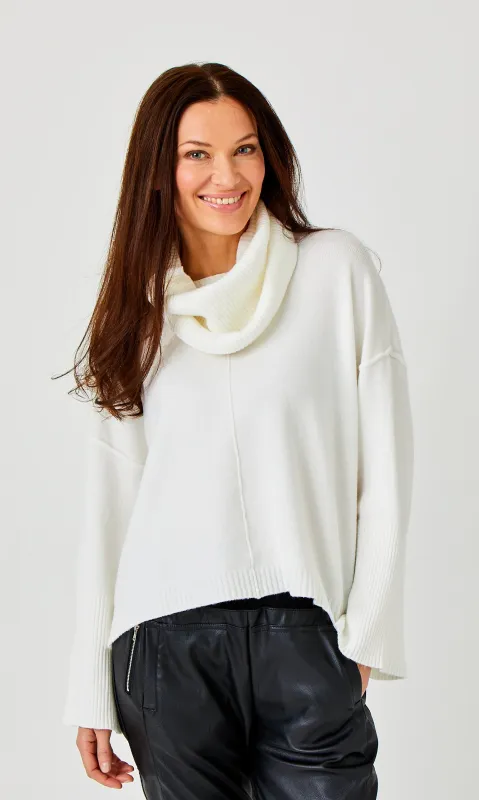 Removable Cowl Neck Sweater sold by Revolution Boutique