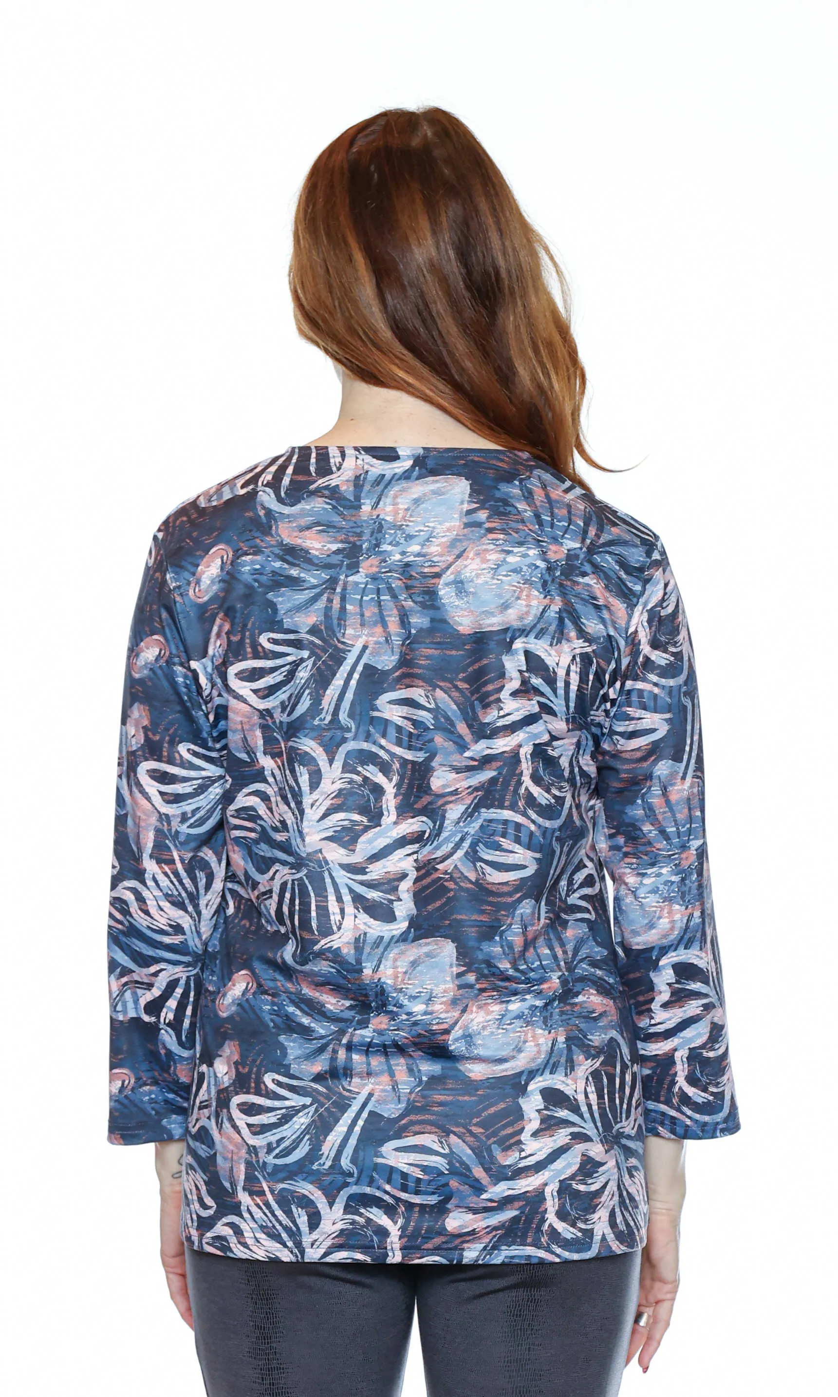 Jersey Floral Print Top sold by Revolution Boutique product image thumbnail 2