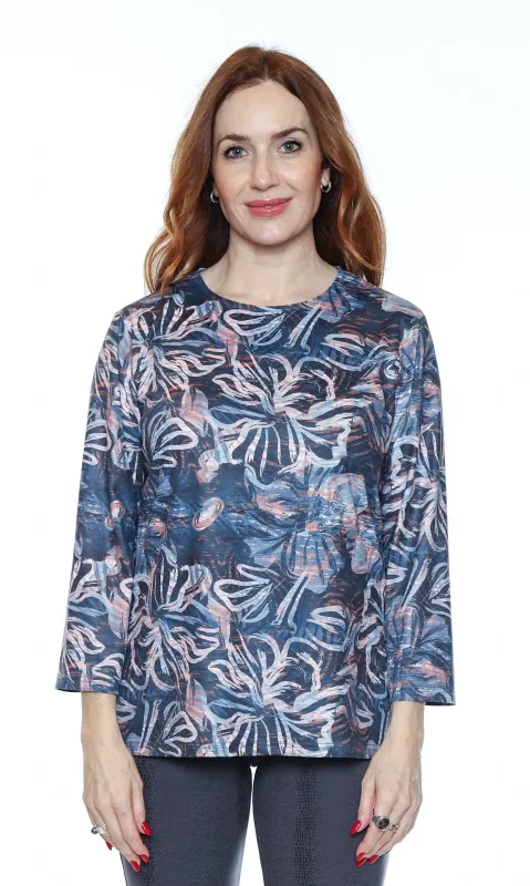 Jersey Floral Print Top sold by Revolution Boutique