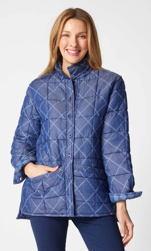 Classic Quilted Shacket sold by Revolution Boutique