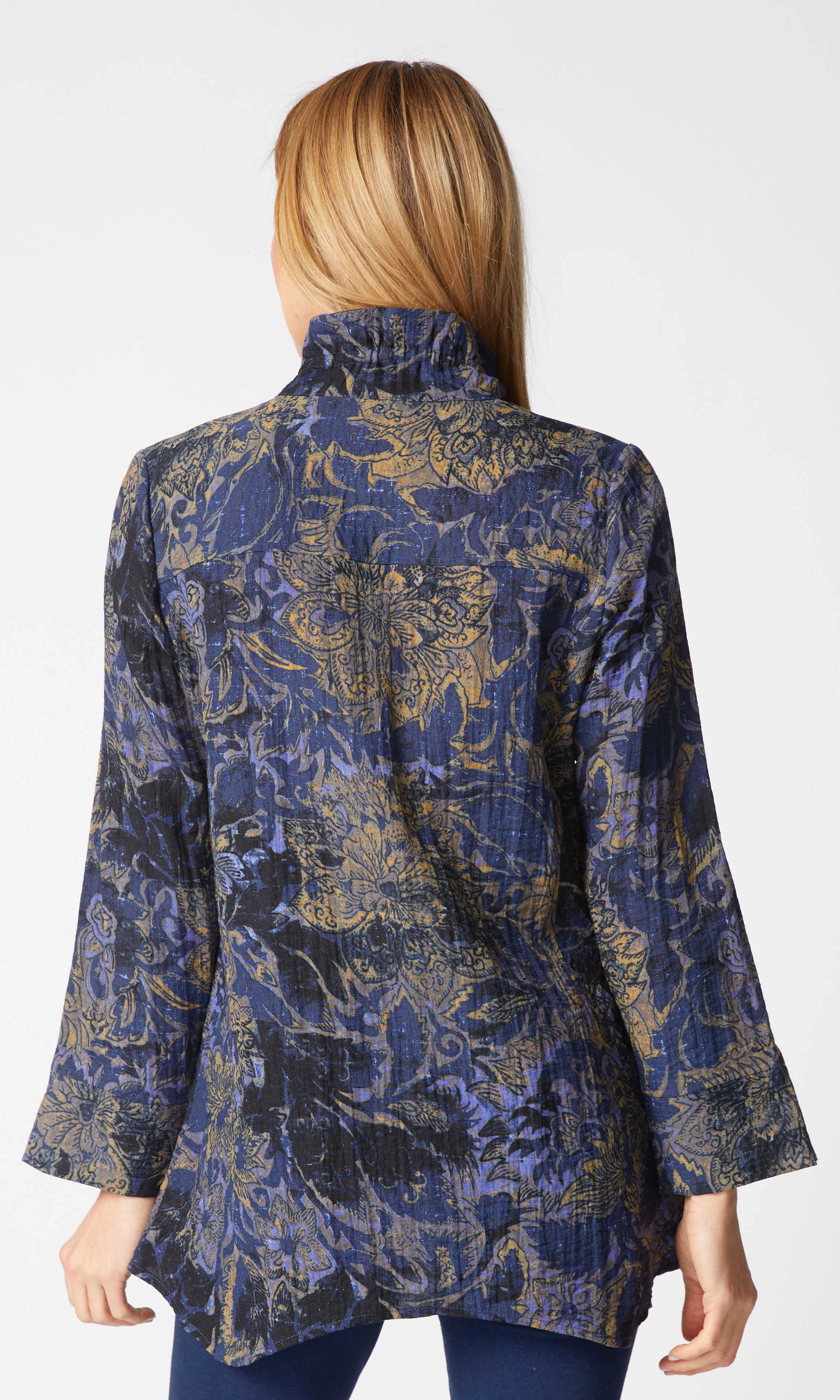 Stand Collar Flared Tunic sold by Revolution Boutique product image thumbnail 2