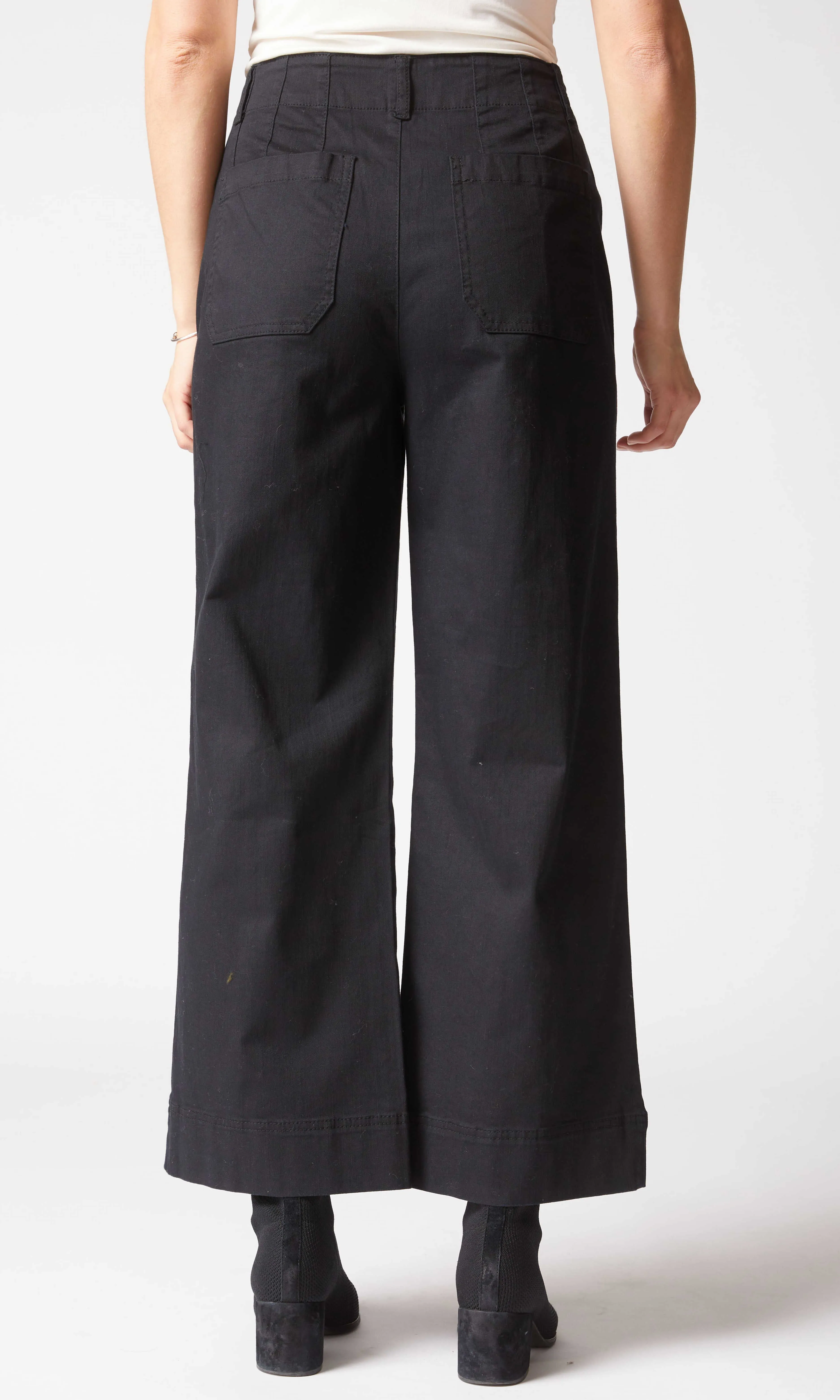 Patch Pocket Wide Leg Denim sold by Revolution Boutique product image thumbnail 2