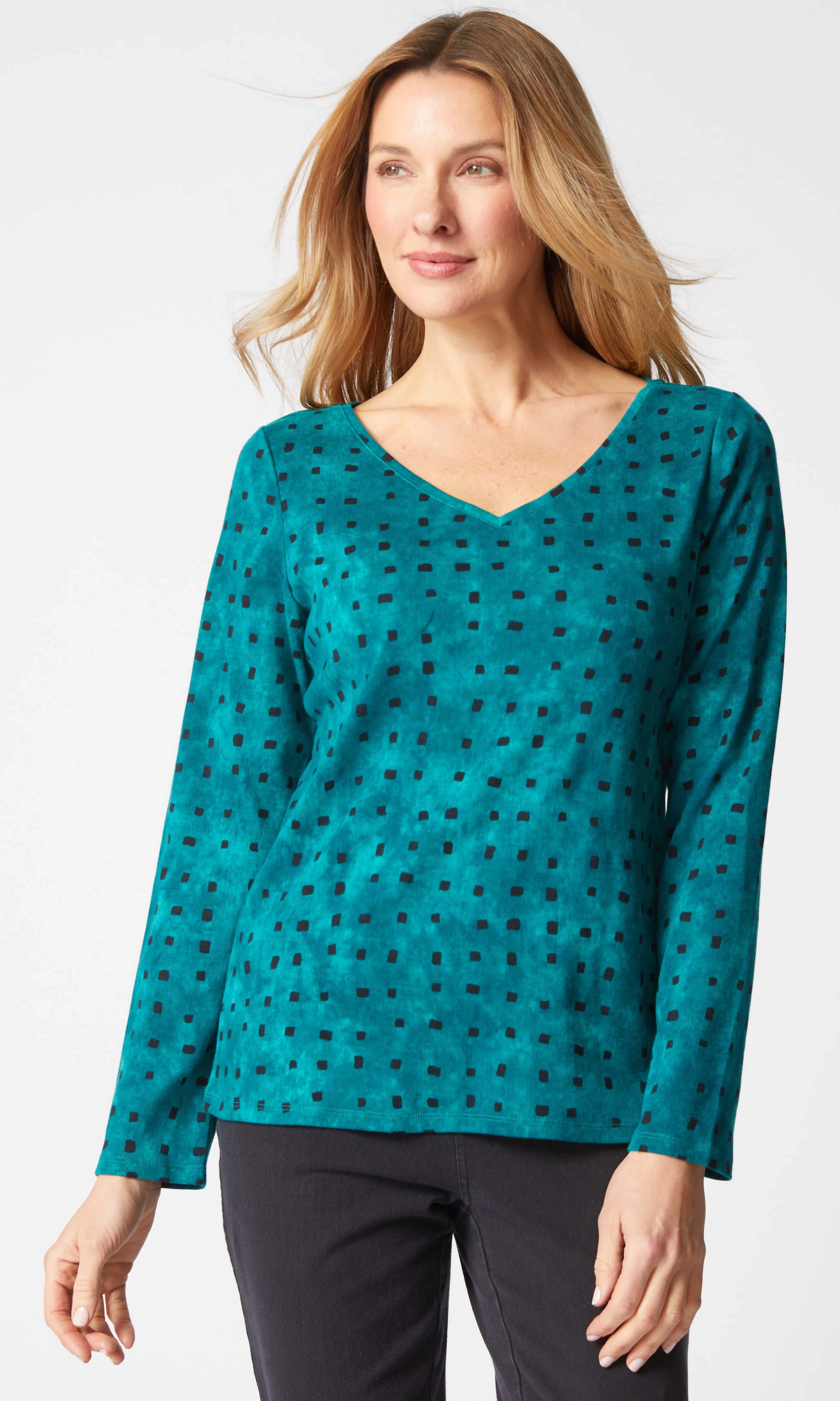 Scattered Dot Top sold by Revolution Boutique