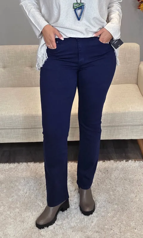 Straight Leg Twill Pant sold by Revolution Boutique
