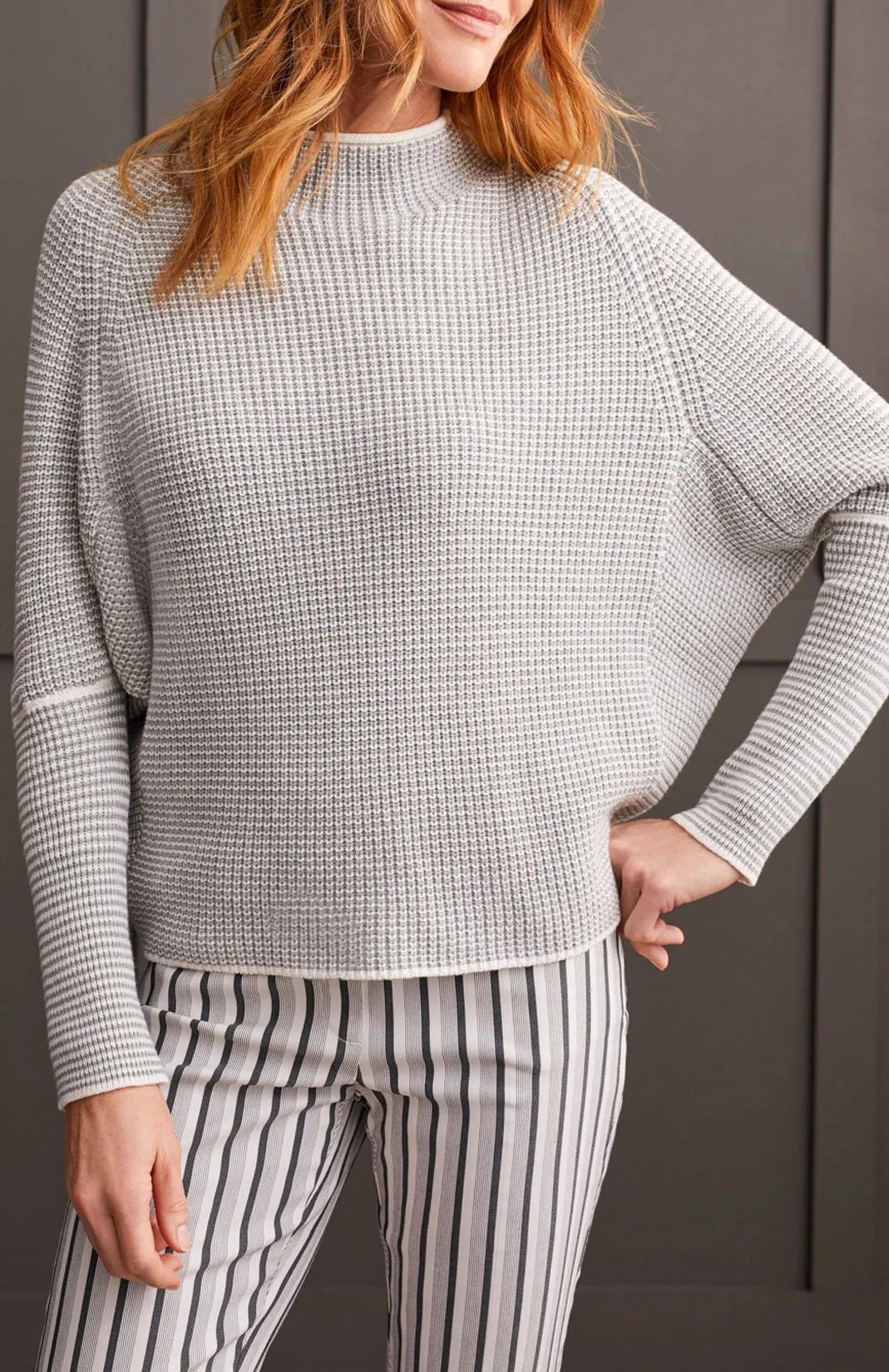 Mock Neck Dolman Sweater sold by Revolution Boutique