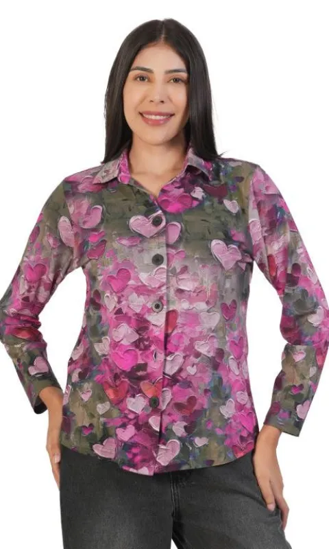 Abstract Heart Shirt sold by Revolution Boutique