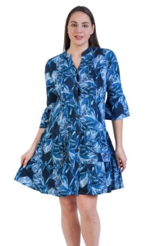 Bell Sleeve Button Down Dress sold by Revolution Boutique