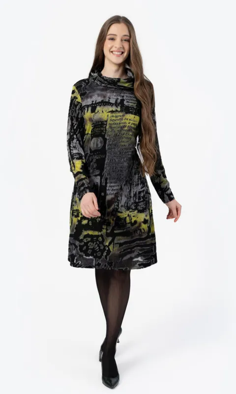 Drawstring Cowl Neck Dress sold by Revolution Boutique