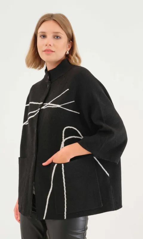 Stand Collar Button Jacket sold by Revolution Boutique