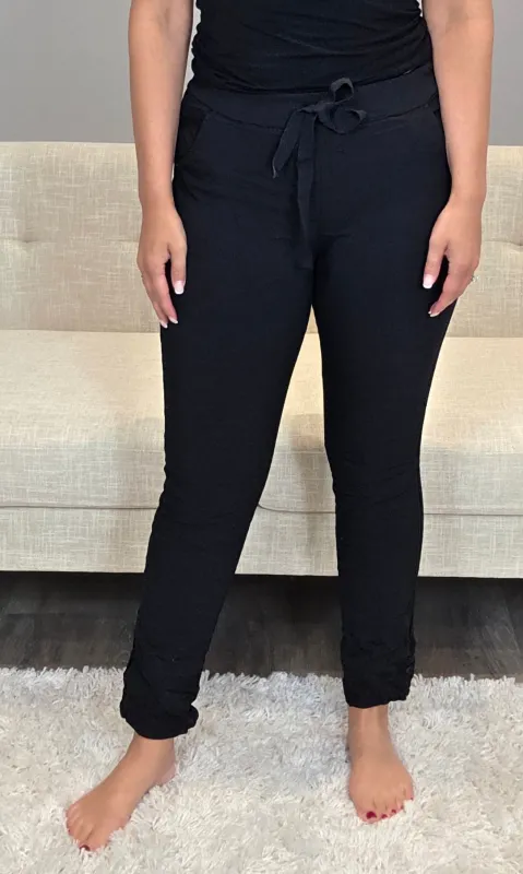 Sleek Drawstring Pant sold by Revolution Boutique