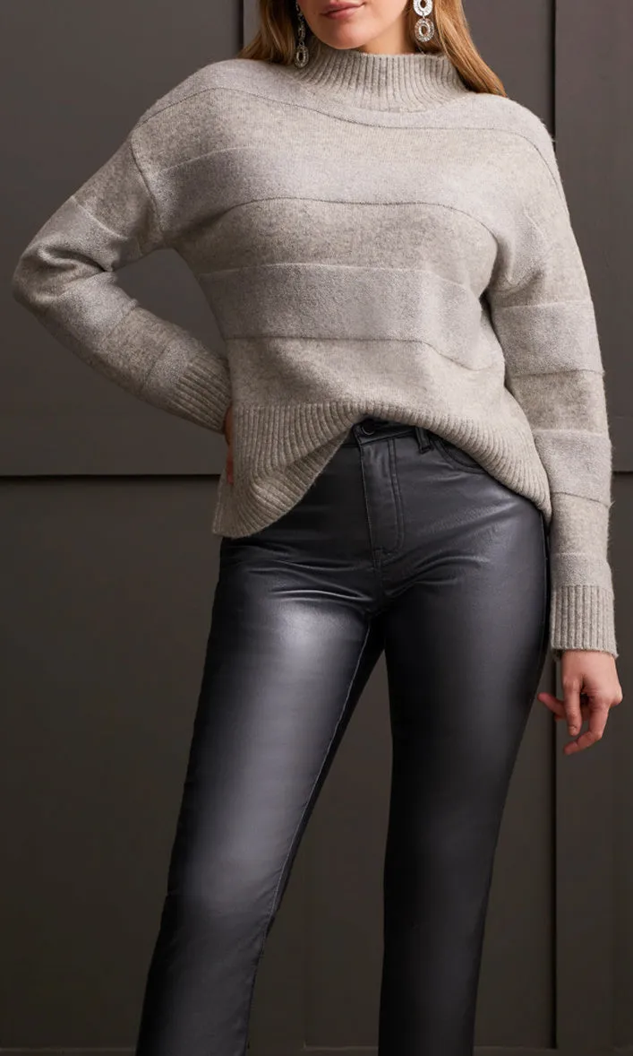 Soft Knit Mock Neck Sweater sold by Revolution Boutique
