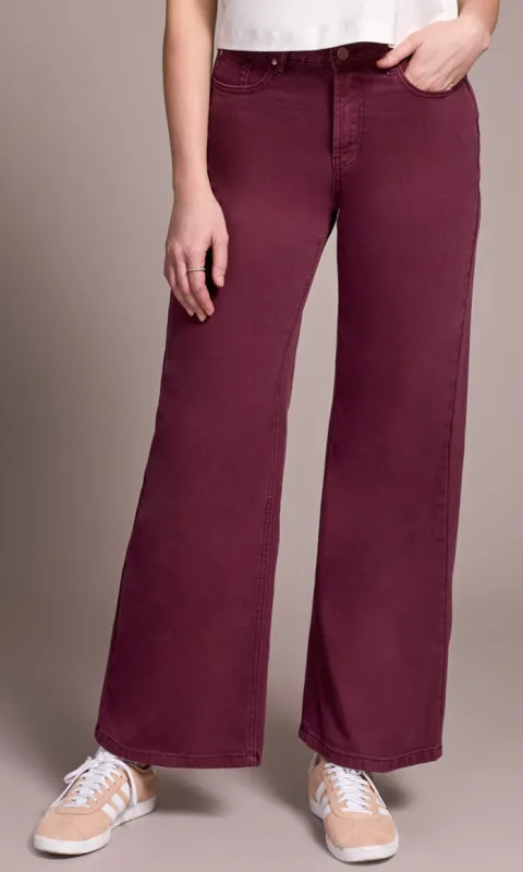 Waist Hugging Wide Leg Denim sold by Revolution Boutique