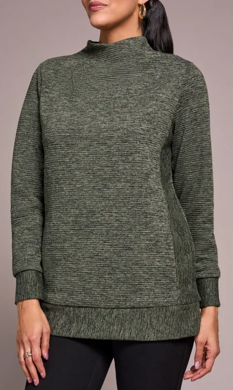 Ribbed Hem Pocket Tunic Top sold by Revolution Boutique