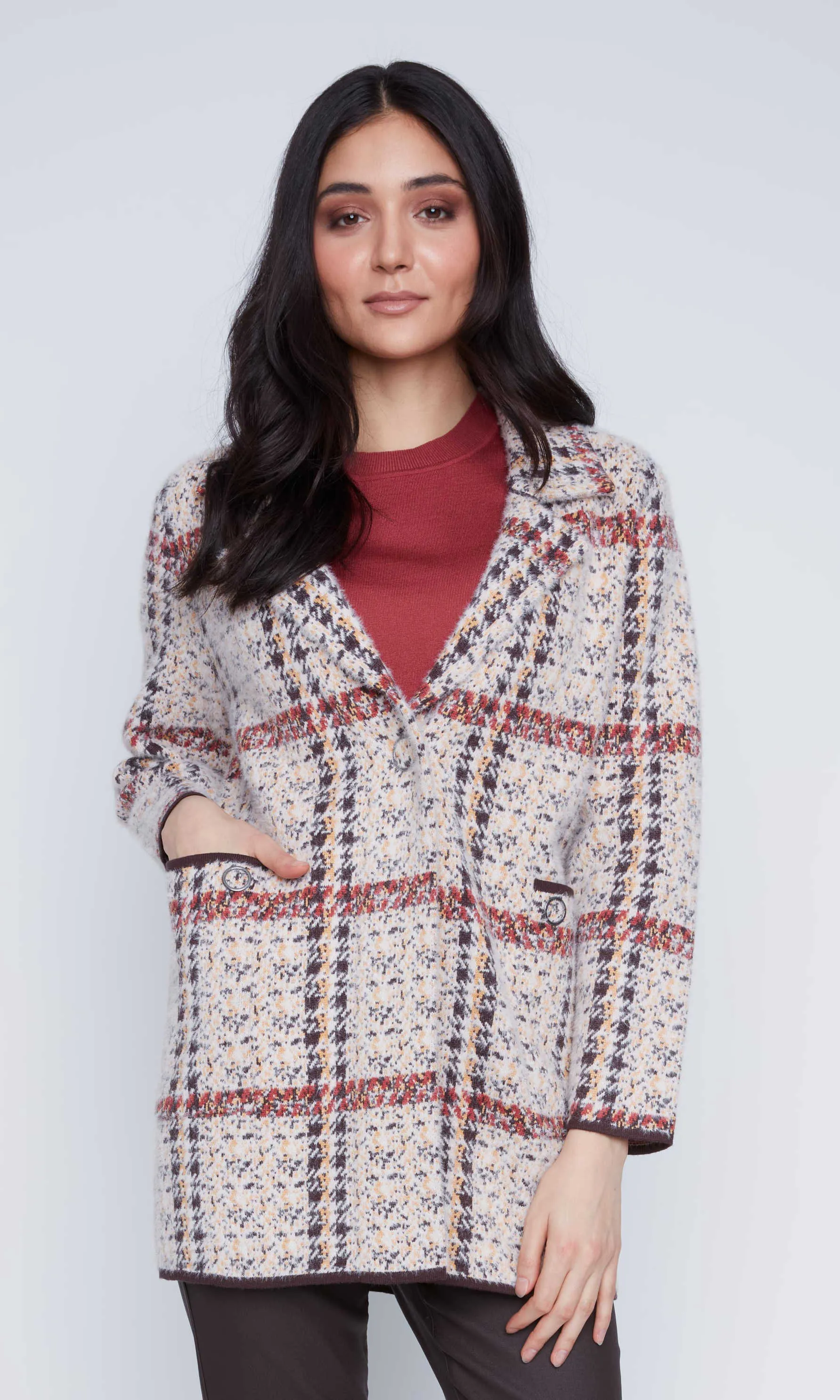 Notched Lapel Coat sold by Revolution Boutique