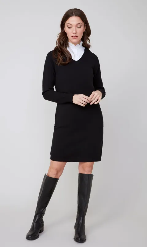 V-Neck Sweater Dress sold by Revolution Boutique