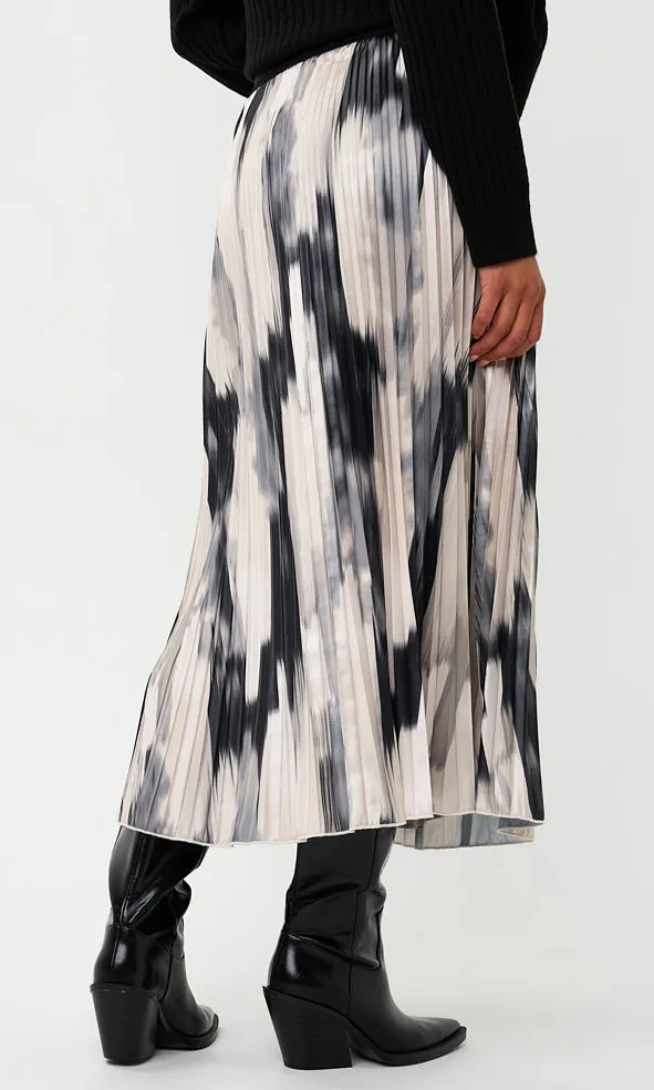 Brushstroke Pleated Midi Skirt sold by Revolution Boutique product image thumbnail 2