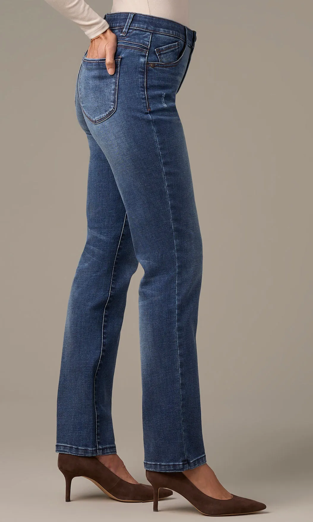 Mid-Rise Stretch Denim sold by Revolution Boutique product image thumbnail 3