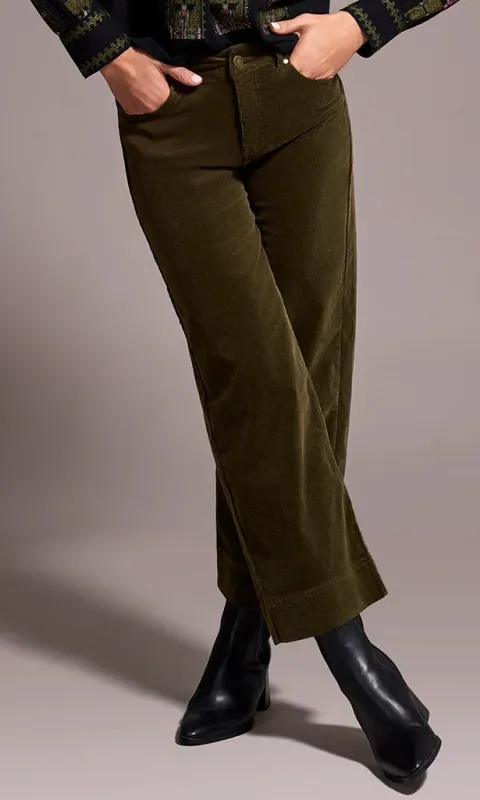High Rise Corduroy Ankle Pant sold by Revolution Boutique