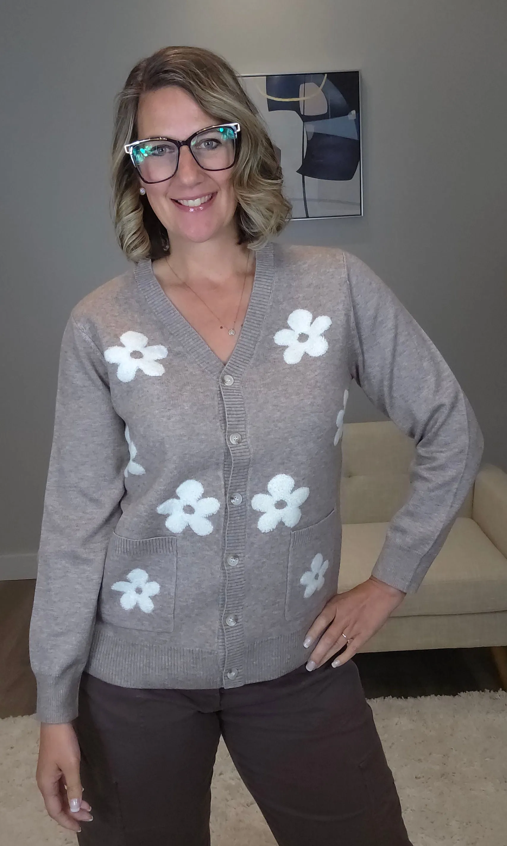 Flower Power Cardigan sold by Revolution Boutique