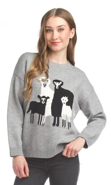 Don't Be Sheepish Crew Neck Sweater sold by Revolution Boutique
