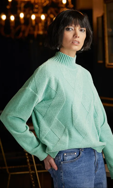 Textured Soft Knit Sweater sold by Revolution Boutique