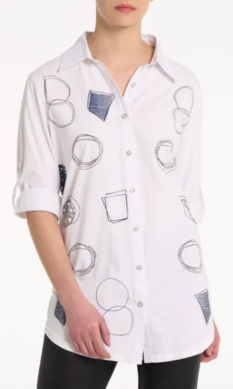Collared Button-Down Shirt sold by Revolution Boutique