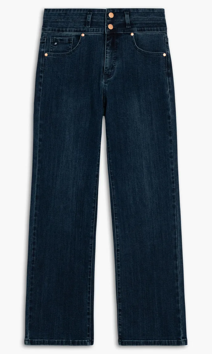 Double Button Stretch Denim sold by Revolution Boutique product image thumbnail 3