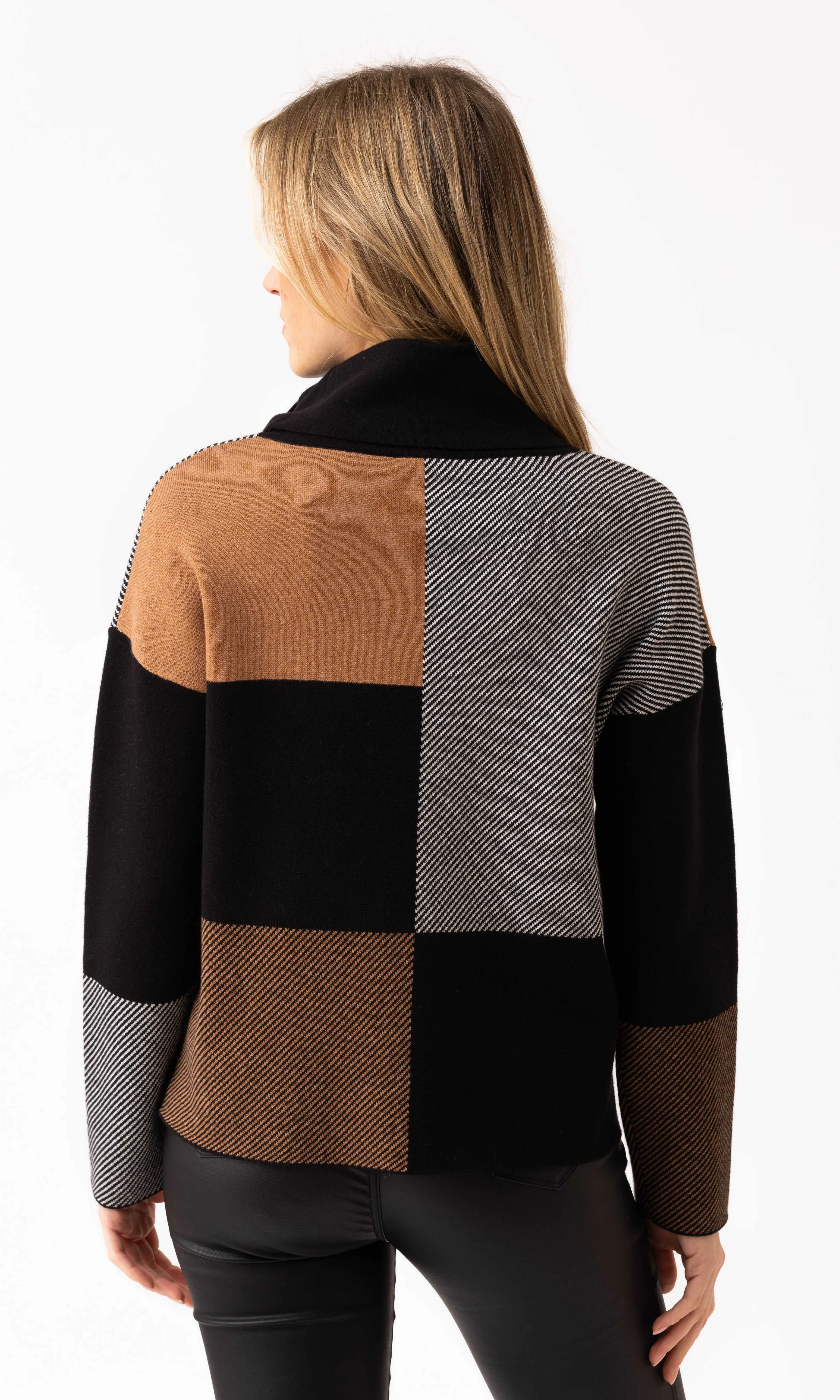 Buckle Detail Color-Block Sweater sold by Revolution Boutique product image thumbnail 2