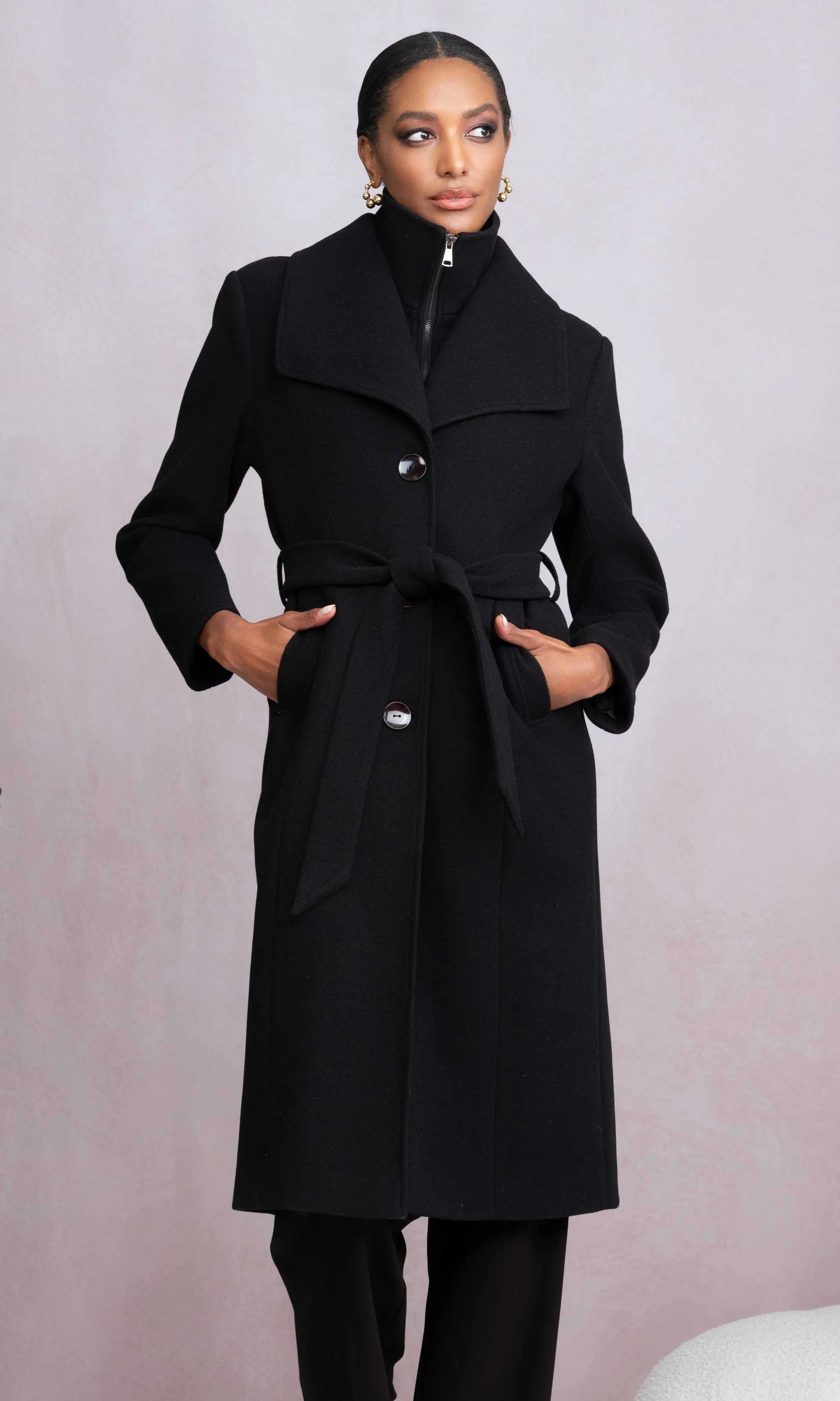 Belted Tailored Coat sold by Revolution Boutique