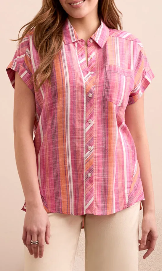 Cuffed Sleeve Shirt sold by Revolution Boutique