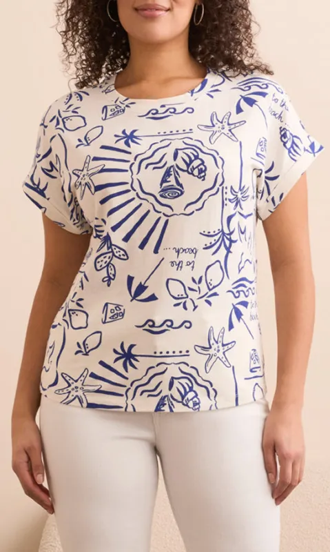 Ocean-Inspired Top sold by Revolution Boutique