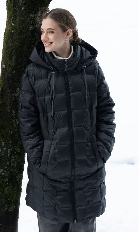 Quilted Puffer Zip-Front Coat sold by Revolution Boutique