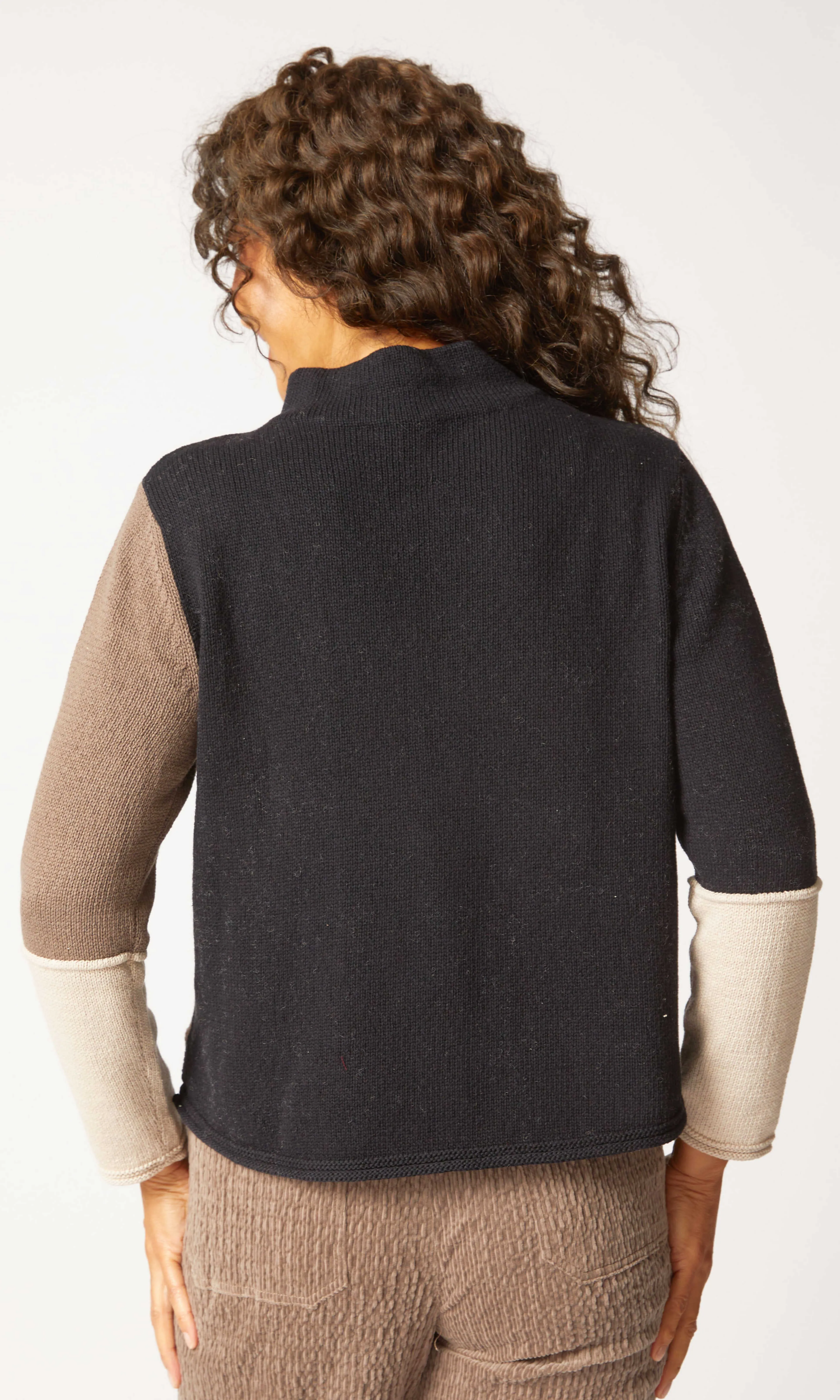 Color-Block Seam Detail Sweater sold by Revolution Boutique product image thumbnail 2