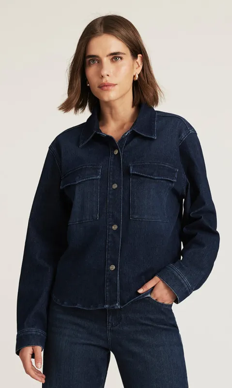 Premium Denim Flap Pocket Jacket sold by Revolution Boutique