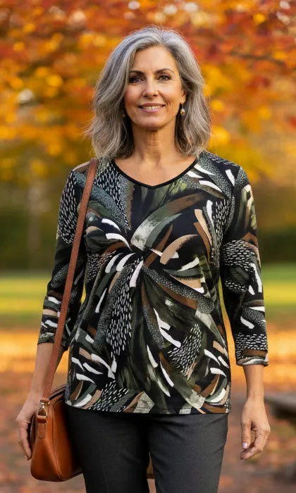 V-Neck Tunic Top sold by Revolution Boutique product image thumbnail 2