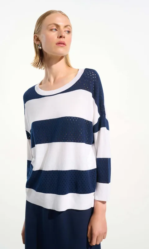 Ribkoff Sport Drop Shoulder Sweater sold by Revolution Boutique