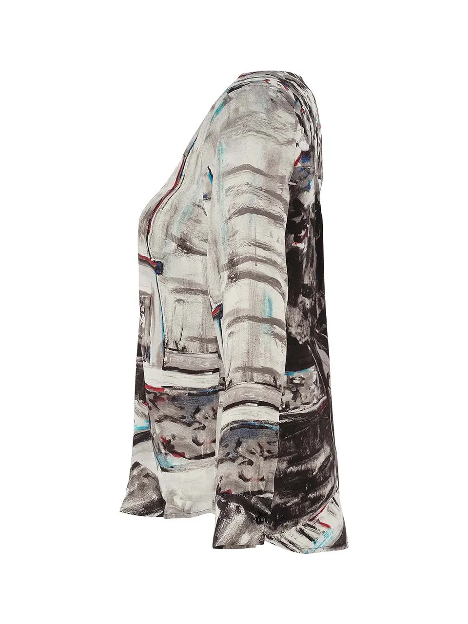 V-Neck Abstract Blouse sold by Revolution Boutique product image thumbnail 3