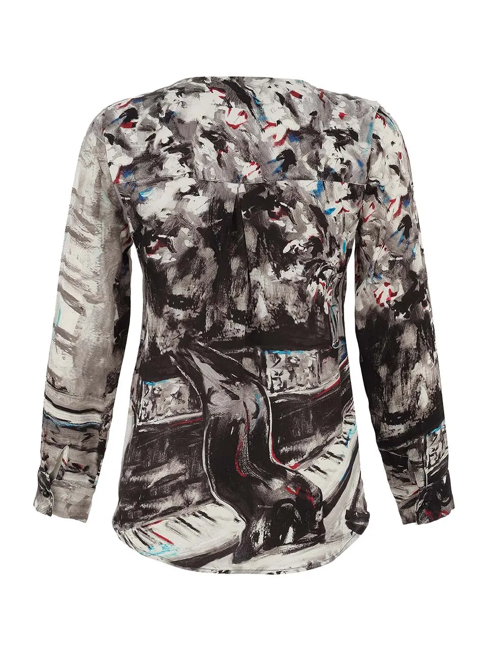 V-Neck Abstract Blouse sold by Revolution Boutique product image thumbnail 2