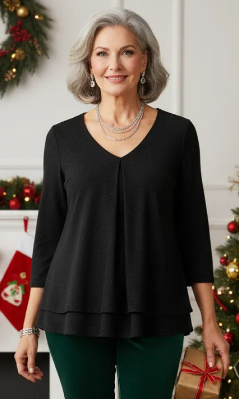 Shimmer Top sold by Revolution Boutique