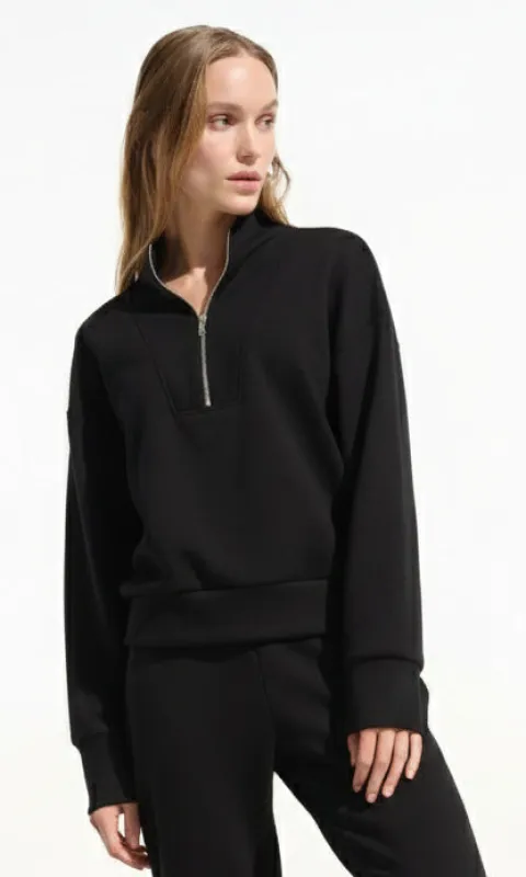 Ribkoff Half Zip Sweater sold by Revolution Boutique