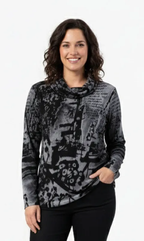 Soft Cowl Neck Top sold by Revolution Boutique