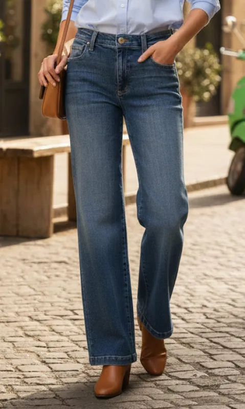 5-Pocket Classic Straight Leg Denim sold by Revolution Boutique