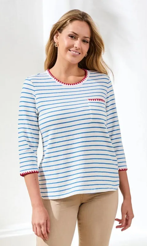 Contrast Stitch Lightweight Knit sold by Revolution Boutique