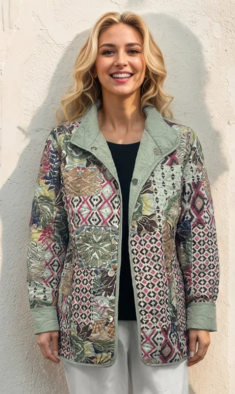 Reversible Quilted Jacket sold by Revolution Boutique