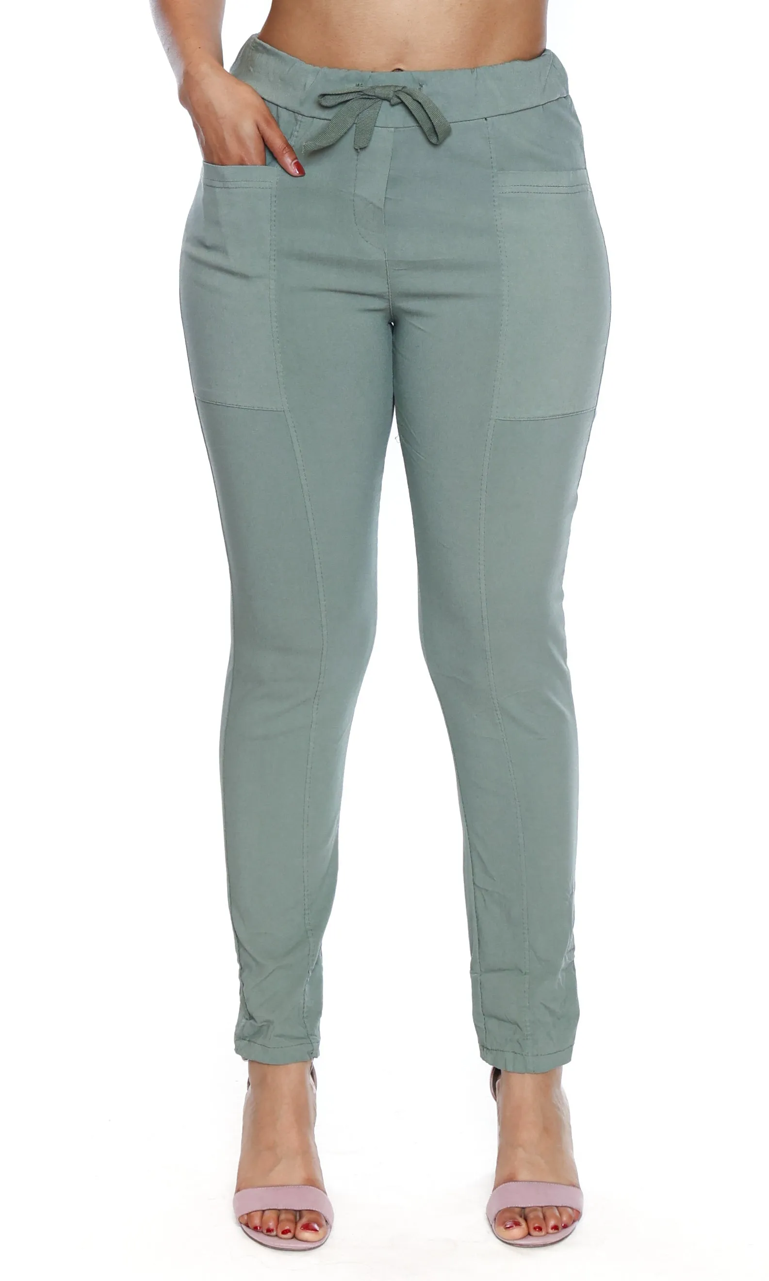 Sleek Drawstring Pant sold by Revolution Boutique