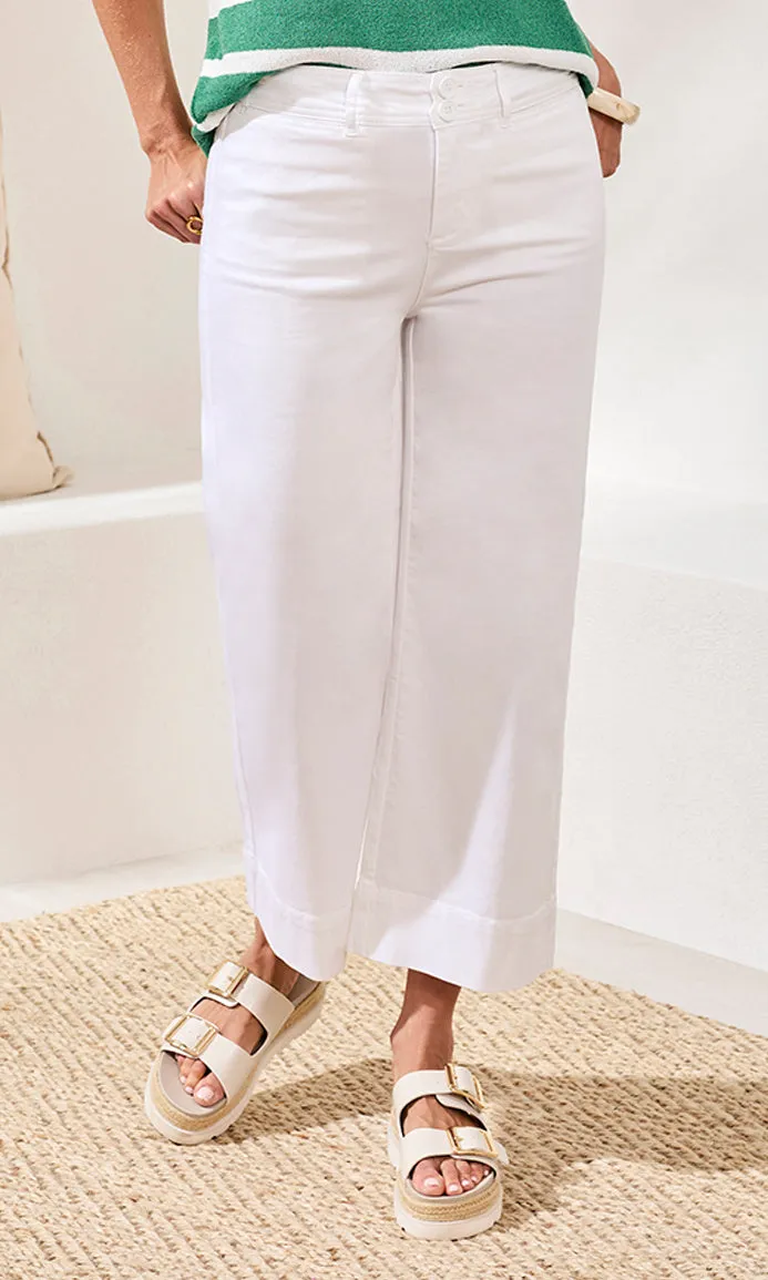 Wide-Leg Crop Pant with Cuffed Hem sold by Revolution Boutique product image thumbnail 2