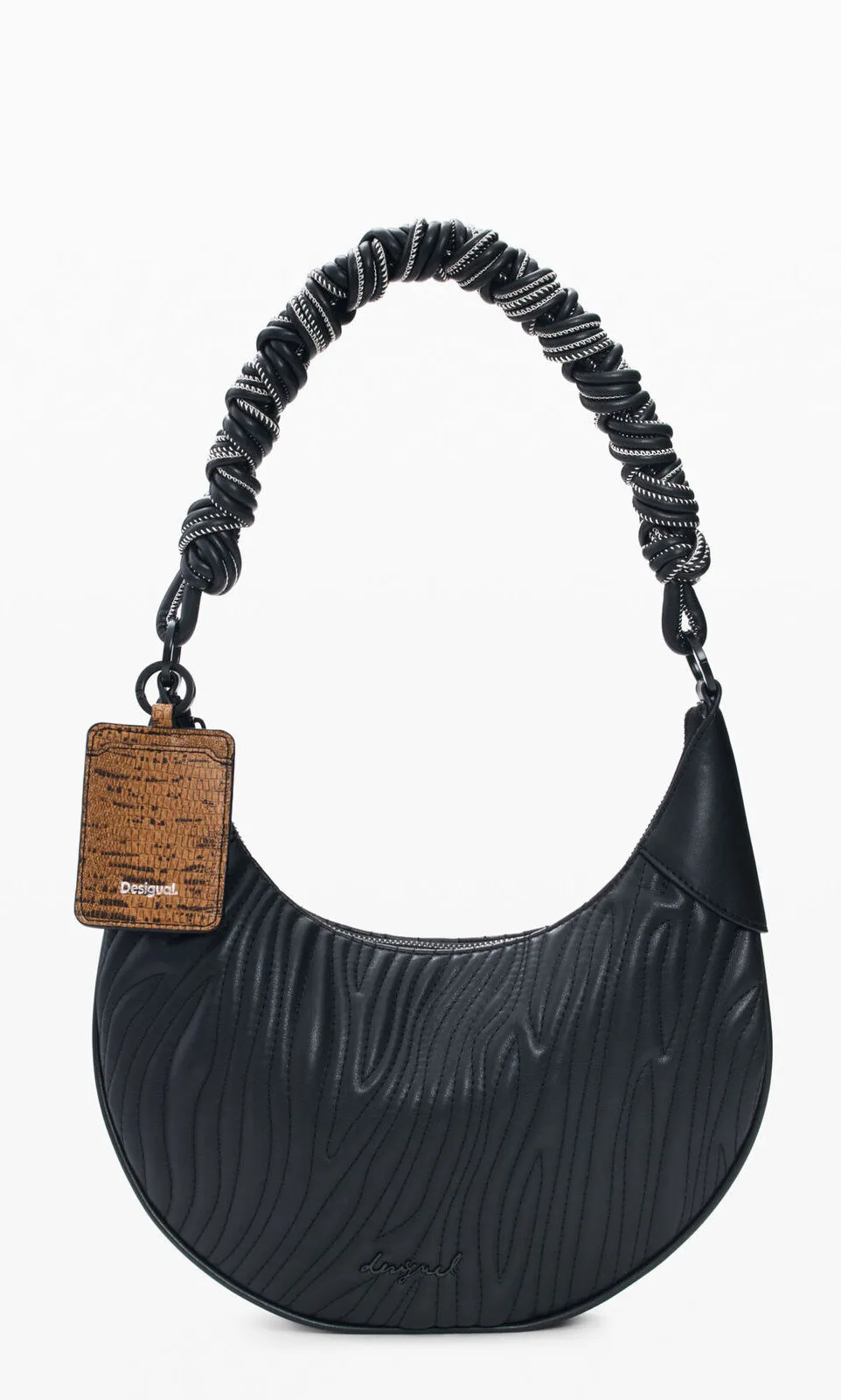 Desigual Shoulder Bag With Braided Handle sold by Revolution Boutique product image thumbnail 3