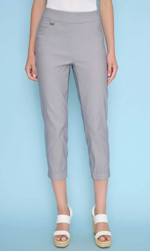 Cuffed Hem Pull-On Cropped Pant sold by Revolution Boutique