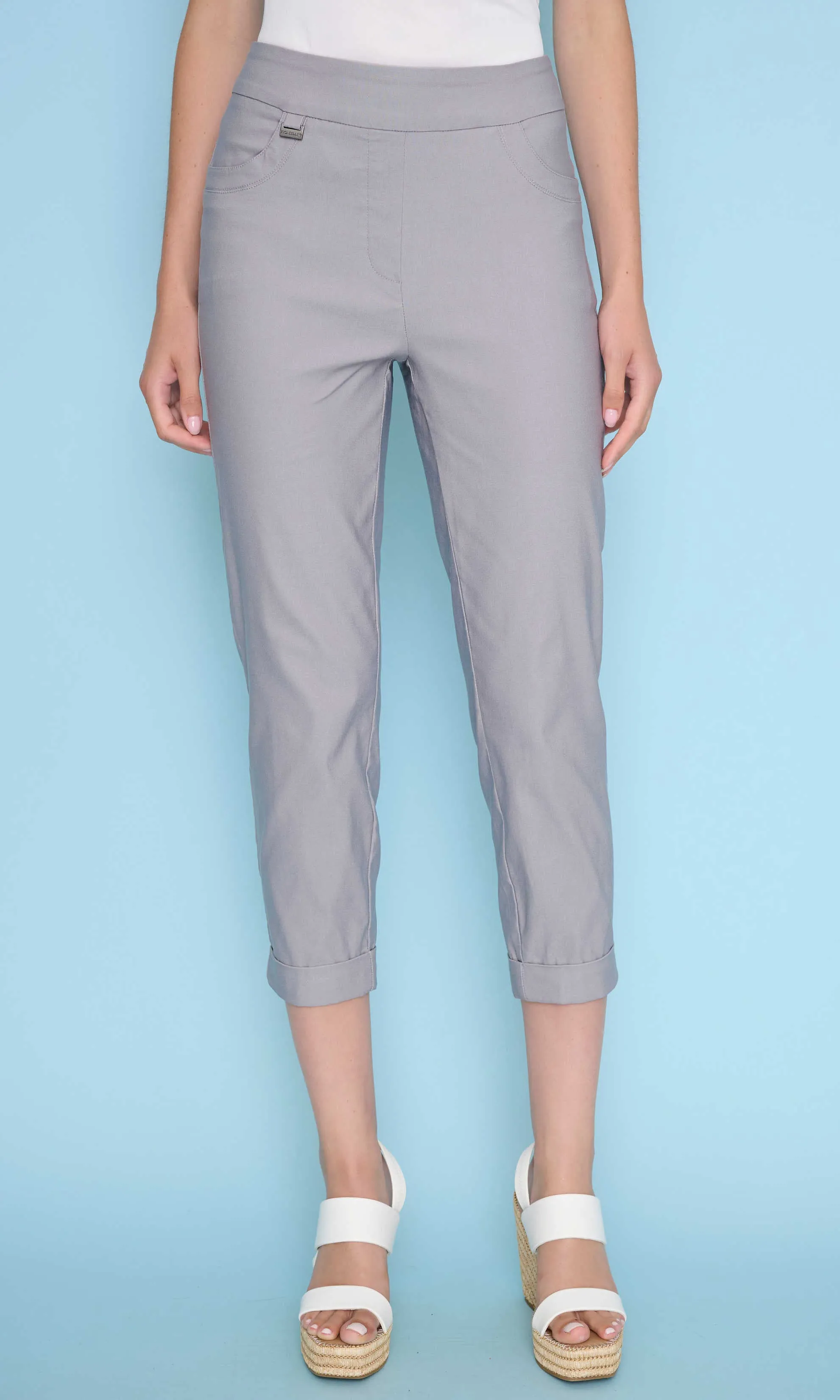 Cuffed Hem Pull-On Cropped Pant sold by Revolution Boutique